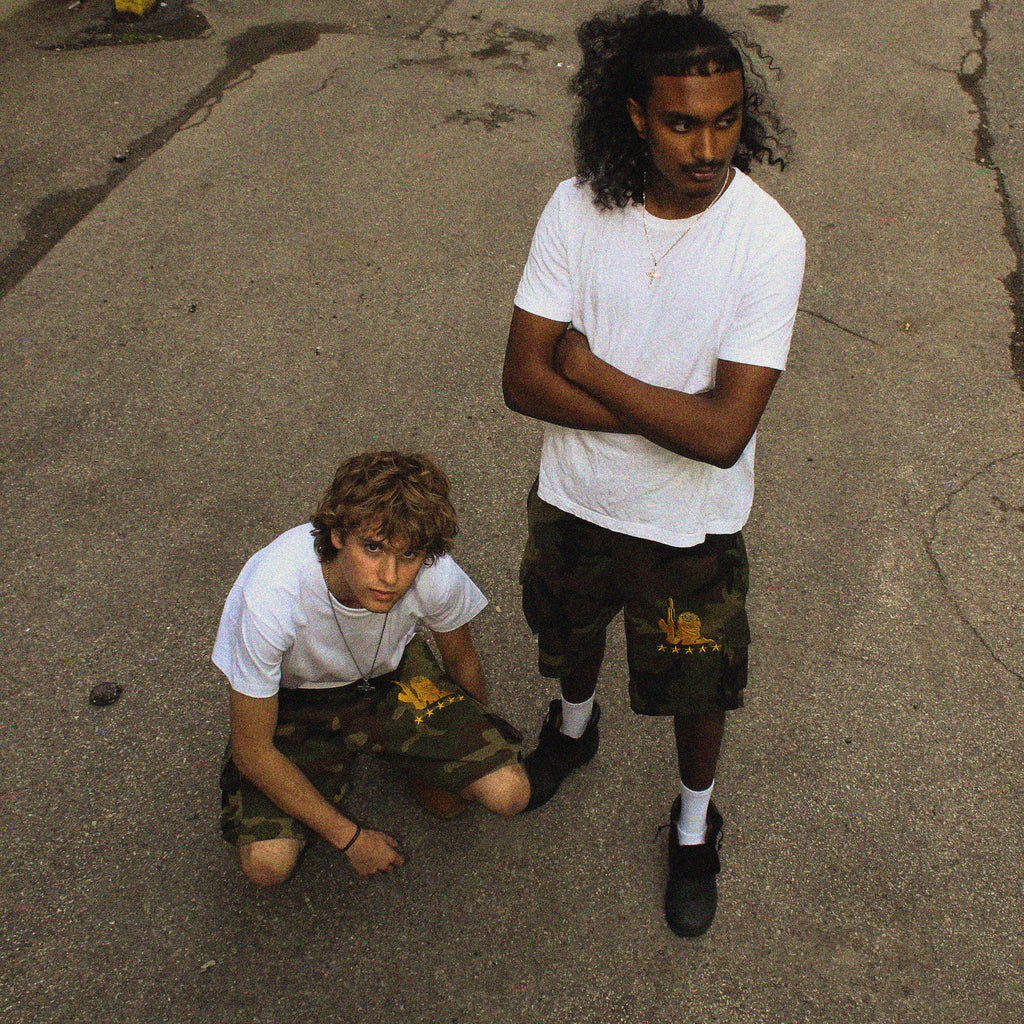 LARA - CROFT CAMO SHORTS